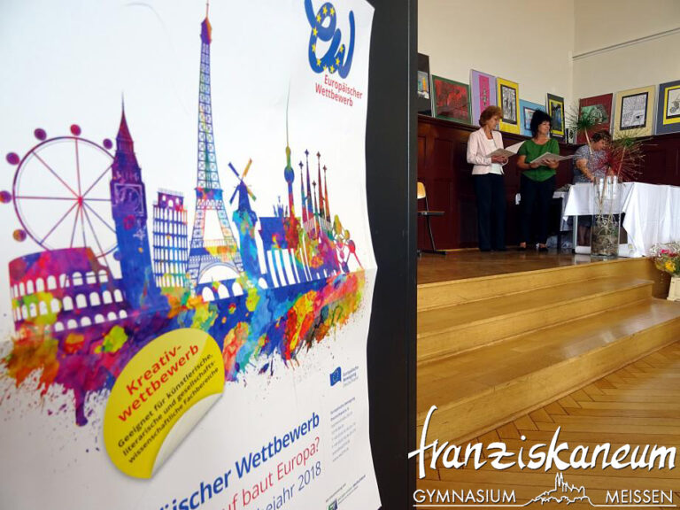Preisverleihung zum 65. Europäischen Wettbewerb am 02.06.2018