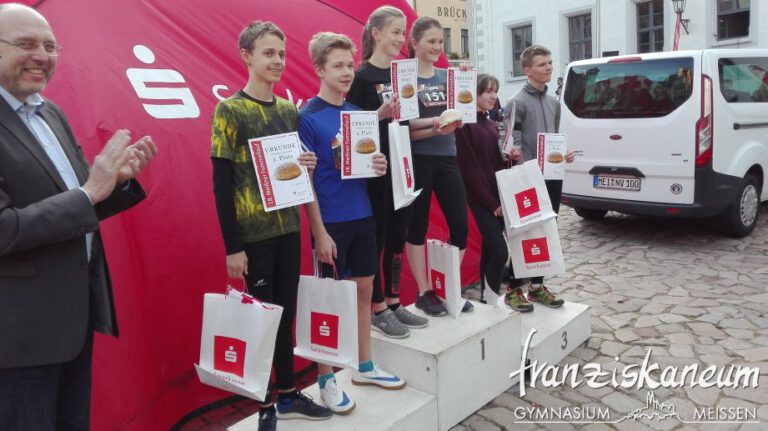 Erfolgreiche Teilnahme von Schülern des Franziskaneums am 18. Fummel-Lauf in Meißen