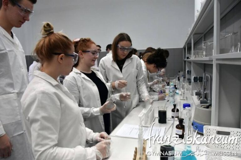 Die Schüler aus Meißen sind zu Besuch im 5. Lyzeum in Legnica