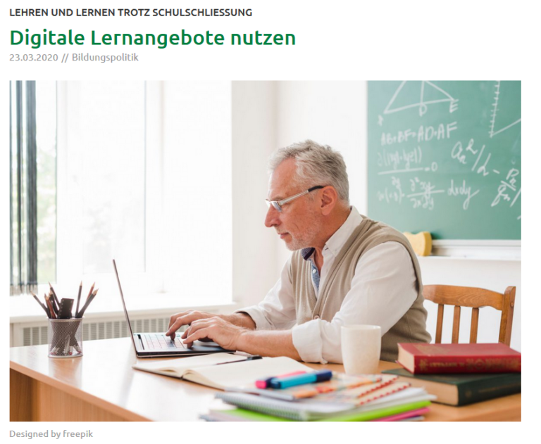 Digitale Lernangebote nutzen