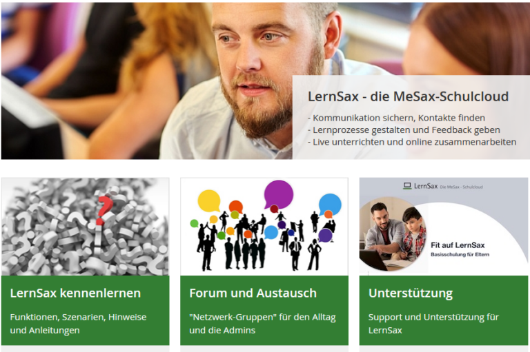 Probleme bei der Anmeldung/Nutzung von Lernsax