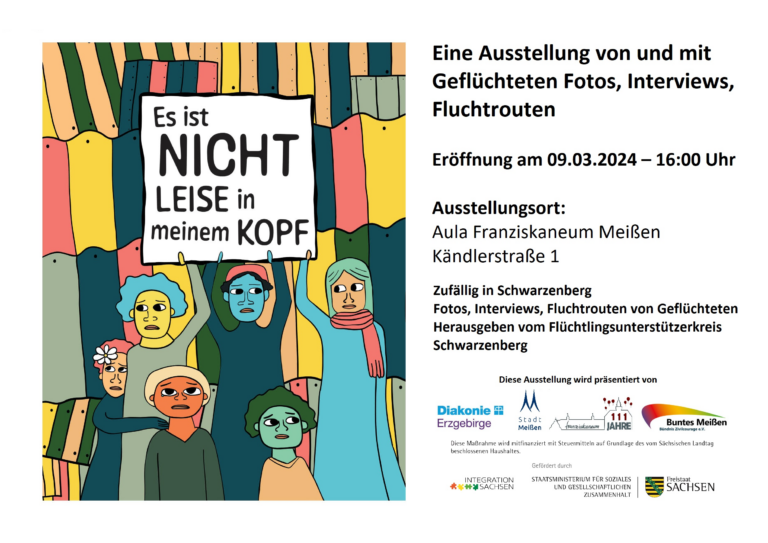 Ausstellung „Es ist NICHT LEISE in meinem Kopf“
